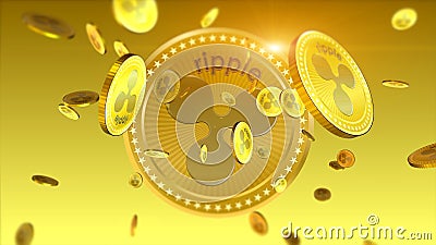 Shiny Ripple financial background Editorial Stock Photo