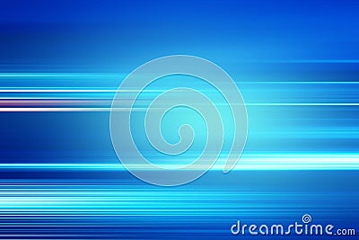 Blue technology abstract motion background of speed light Stock Photo