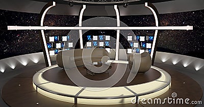 Virtual Tv Chat Set 20 Stock Photo