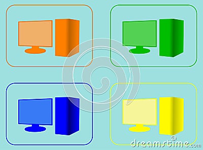 Virtualization Stock Photo