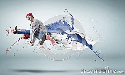 Virtuoso dancer Stock Photo