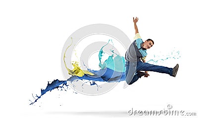 Virtuoso dancer Stock Photo