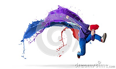 Virtuoso dancer Stock Photo