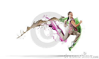 Virtuoso dancer Stock Photo