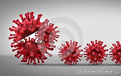 Virus Disease Spreading Stock Photo