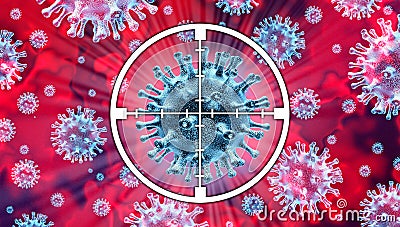 Virus Infection Treatment Stock Photo