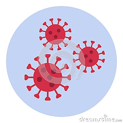 Virus and infections medical icon Vector Illustration