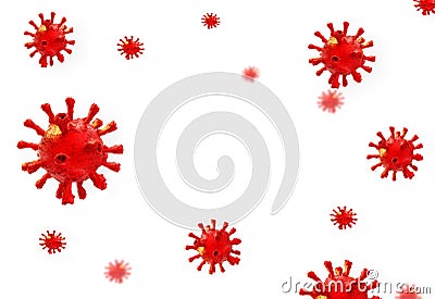 Virus surgical mask face flu influenza covid-19 coronavirus Stock Photo