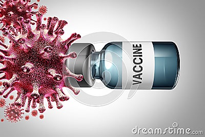 Virus Vaccine Medication Stock Photo