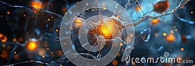 Viruses invade cells, demonstrating mechanisms of infection and interaction with cellular structures during biological Stock Photo