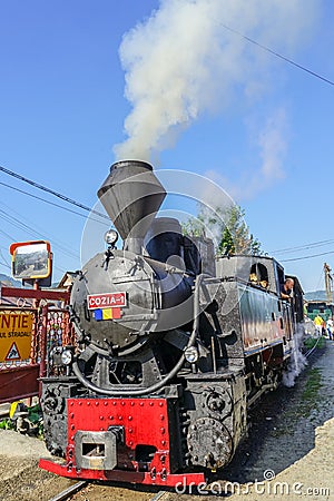 Viseu de Sus steam train Editorial Stock Photo