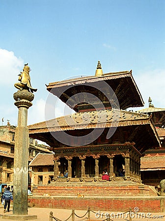 Vishwanath Temple, Patan, Nepal Editorial Stock Photo
