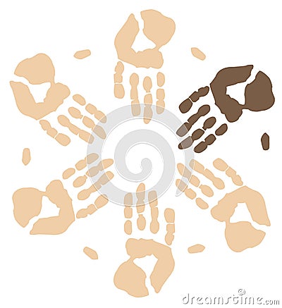 Visible minority Vector Illustration