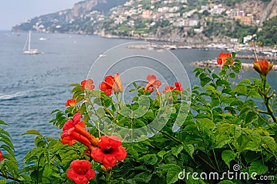 Vision on the Amalfi coast Stock Photo