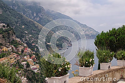 Vision on the Amalfi coast Stock Photo