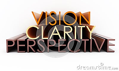 Vision clarity perspective Stock Photo