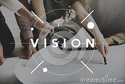 Vision Direction Future Inspiration Motivation Concept Stock Photo