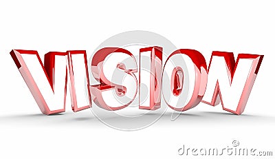 Vision Plan Goal Leadership Word Stock Photo