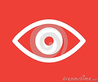 Vision Theme Icon Design Stock Photo