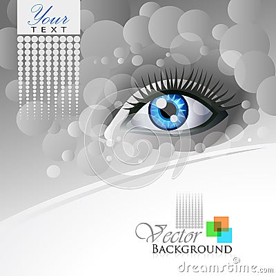 Vision - For your eyes only Vector Illustration