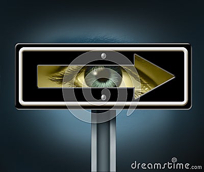 Visionary Direction Stock Photo