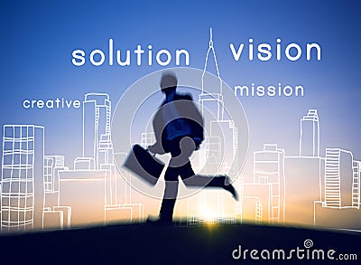 Visionary Vision Visional Idea Creativity Ambition Concept Stock Photo