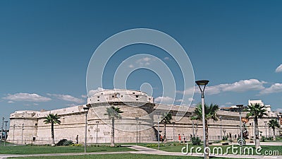 Visit Civitavecchia Stock Photo