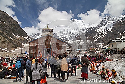 Visit Kedarnath Temple In India Editorial Stock Photo