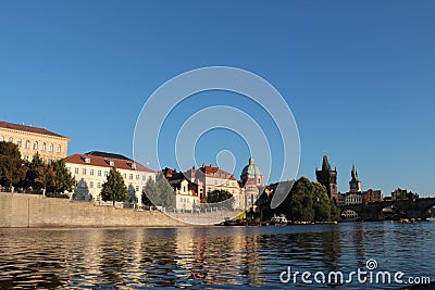 Visit Prague Stock Photo