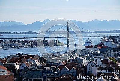 Visit of Stavanger Stock Photo