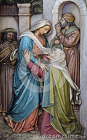 Visitation of the Virgin Mary Editorial Stock Photo