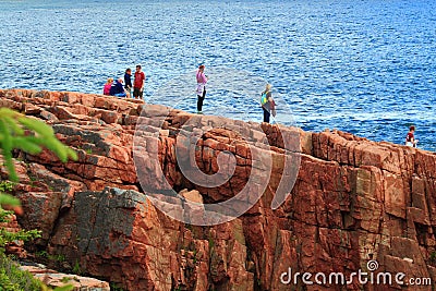 Visiting Acadia National Park Editorial Stock Photo