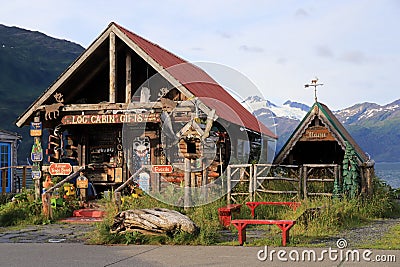 Whittier, Alaska Editorial Stock Photo