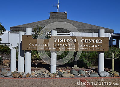 Visitor Center of Cabrillo National Monument, Sandiego, California, USA Editorial Stock Photo
