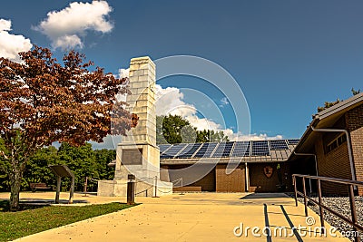 Visitor Center at Cowpens National Battlefield Editorial Stock Photo
