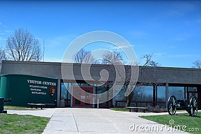 Visitor Center at Wilson Creek National Battlefield Editorial Stock Photo