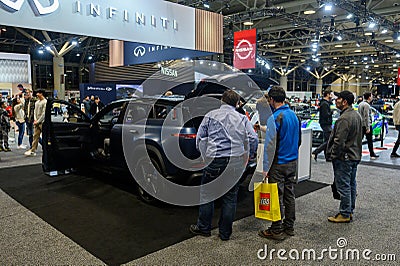 Visitors during the Canadian International AutoShow 2024 Editorial Stock Photo