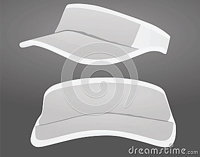 Visor cap Vector Illustration