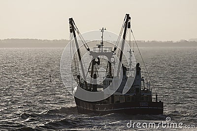 Vissersboot, Fishing Boat Stock Photo