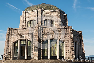 Vista House Oregon Stock Photo