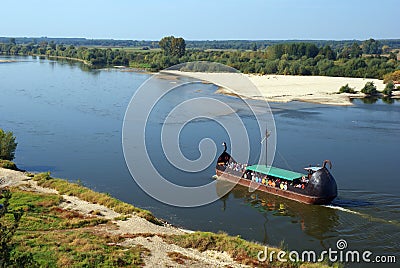 Vistula river Editorial Stock Photo