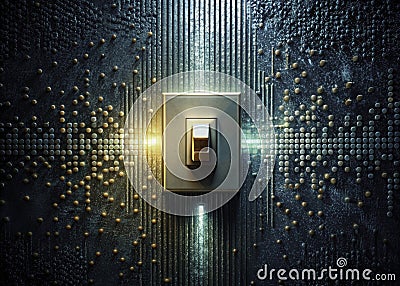 A Visual Exploration of Transformation Conceptual Photography Featuring Abstract Imagery Binary Code and Surreal Stock Photo