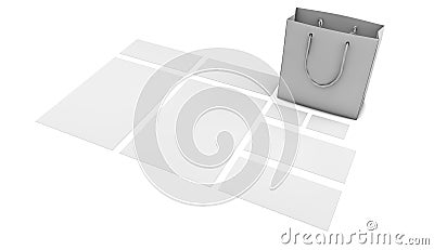 Visual identity template 1 Stock Photo