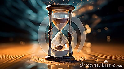 Eternal Sands: Time's Surreal Embrace Stock Photo