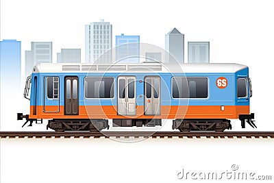 visual representation of the general plan of passenger transport Stock Photo