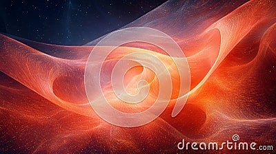 A visual representation of the Lorenz Equation, illustrating the complex dynamics of chaos theory. Generative AI Stock Photo