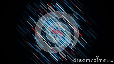 Visualization of colorful aurora rays light background, seamless loop. Animation. Arctic atmosphere with polar sky art Stock Photo