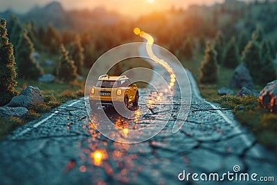 Visualize geotargeting Images capturing location based marketing precision and impact Stock Photo
