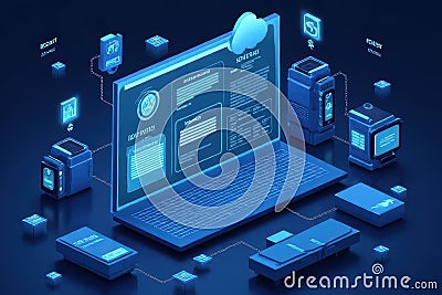 Visualizing Advanced Supabase Hosting Solutions Stock Photo