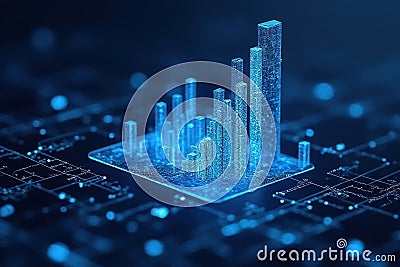 Visualizing AI-Enabled Web Suggestions via Data Insights Stock Photo